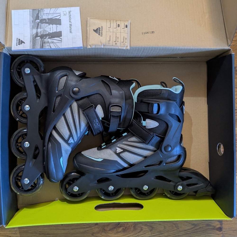 Rollerblade Women's Athletic Inline Skates - Black and Blue